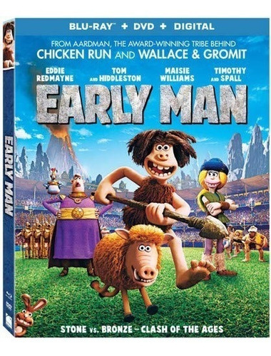 Blu-ray + Dvd Early Man / El Cavernicola
