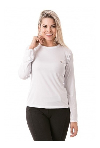 Camisa Feminina Com Proteção Solar Extreme Uv Line Ice Upf50