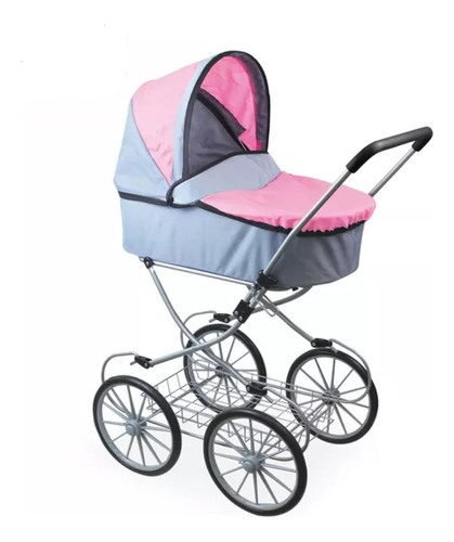 Coche Grande Carreola Para Muñecas Altura 83.5cm Plegable