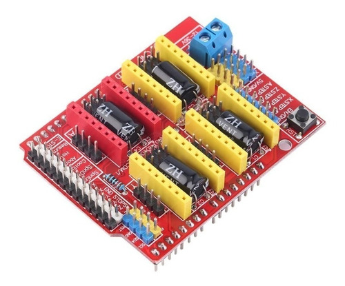 Tarjeta Shield Cnc 4 Drivers A4988 O Drv8825 Para Arduino R3