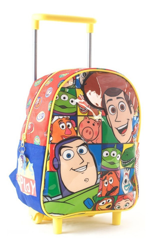 Imagen 2 de 7 de Mochila Jardín Con Carro Toy Story 11 PuLG 28 Cm 61304 Edu