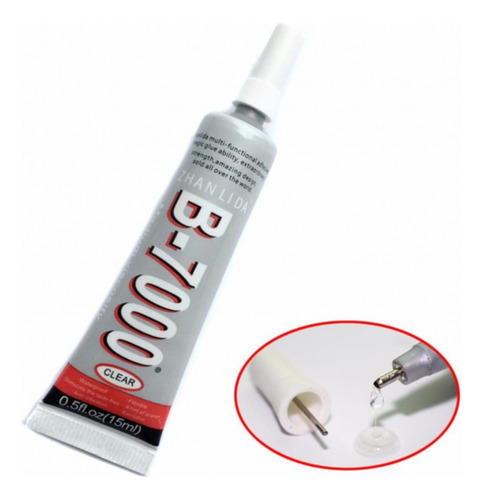 Imagen 2 de 7 de Pegamento B7000 Para Modulos Pantallas 15ml Zhanlida