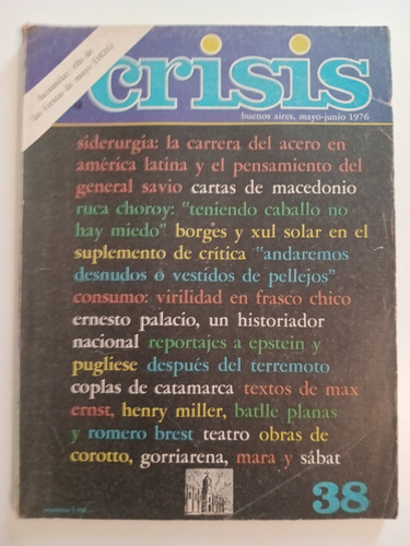 Revista Crisis Número 38 - Mayo / Junio 1976