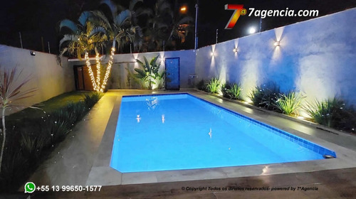 Imagem 2 de 30 de Ch01 Casa Terreno De 380m² Piscina 4 Quartos Edicula Portao Eletronico Churrasqueira