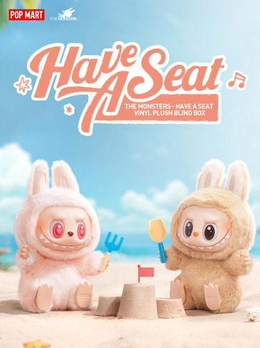 Labubu Popmart Have A Seat *personaje Sorpresa Original 100% Blanco