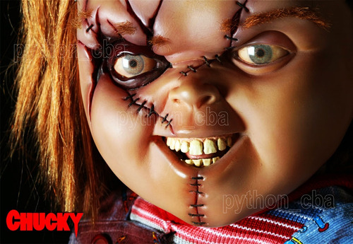 Pósters Chucky - El Muñeco Diabólico - 42x30 Cm.