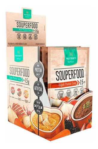 Souperfood Sopa Proteica Caldinho De Feijão 10 Un - Nutrify