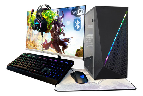 Pc Gamer Completa Ryzen 8700g 16gb Ddr5 500 Ssd Monitor Wifi
