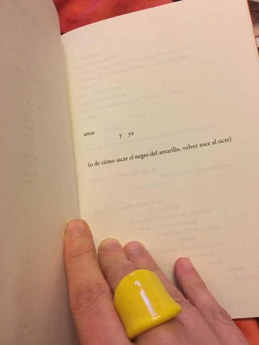 Imagen 3 de 3 de Libro Poesía Ocre Amarillo Karina Macció Viajera Editorial