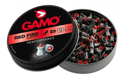 Chumbo Gamo Red Fire 5,5mm Lata 100 Uni Precisión Y Calidad 