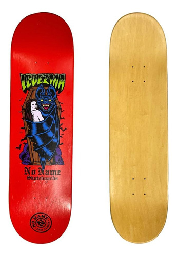 Tabla Skate No Name Guatambu Estampa Heat Transfer Vampir