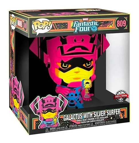 Funko Pop! Galactus Blacklight De 10 Pulgadas Marvel (Usado)