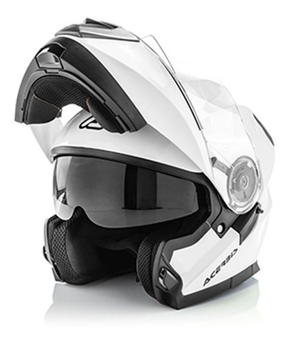 Casco Serel Flip Up Blanco Xl