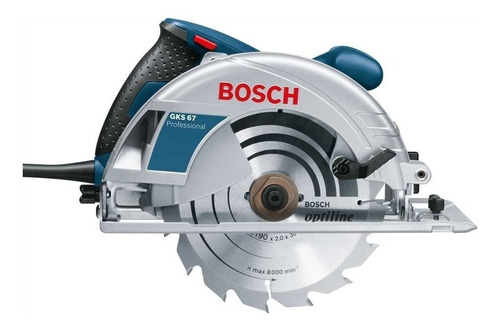 Sierra circular eléctrica Bosch Professional GKS 67 184mm 1600W azul 220V