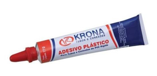 Cola Adesivo Para Tubo Pvc 17g - Krona Emb. C/ 12