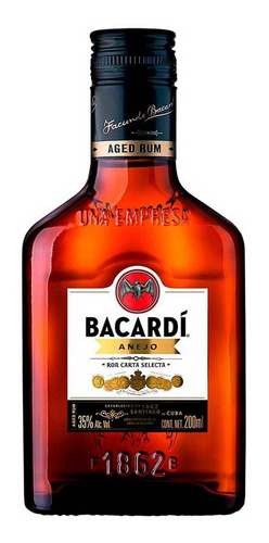 Ron Bacardi Añejo 200 Ml