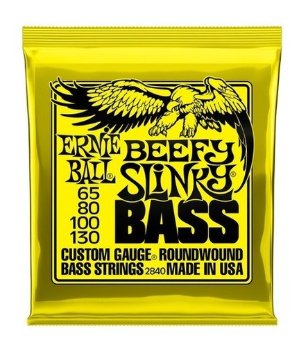 Encordadura Ernie Ball ''beefy Slinky'' Bajo Niquel 2840