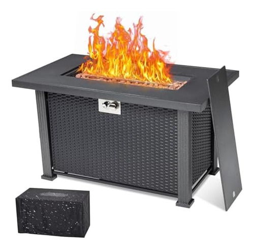 Mesa Rectangular Para Fogata De Propano De 44 Pulgadas, 5000