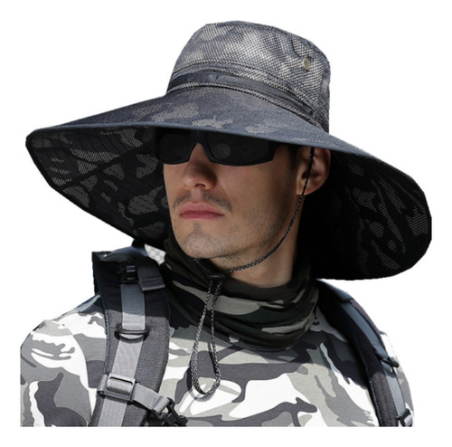 Hjq Nueva Gorra De Pescador Con Protector Solar Y Sombrero