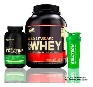 Pack On Gold Standard 100% Whey 5 Lb Vainilla+creatina 300gr