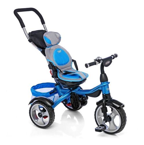 Imagen 3 de 8 de Triciclo Infantil Bebe Manija Direccional Asiento Gira 360