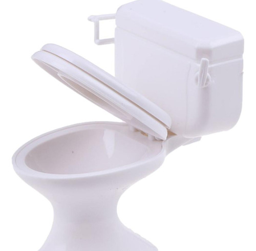 5 Muebles De Casa De Muñecas Blanca Modelo De Baño De