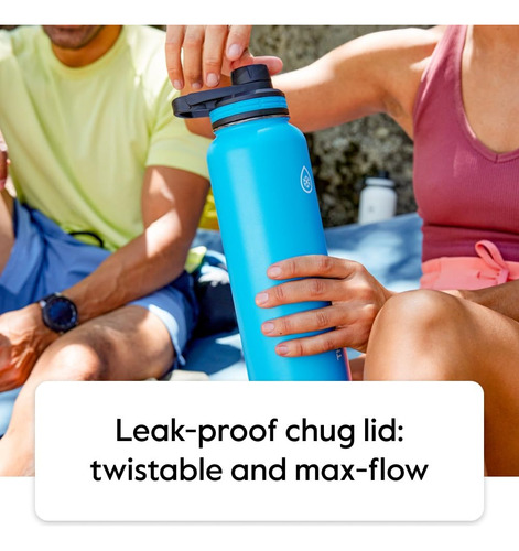 Thermoflask Botella Combinada Con Pajita De 40 Onzas, 2 Unid