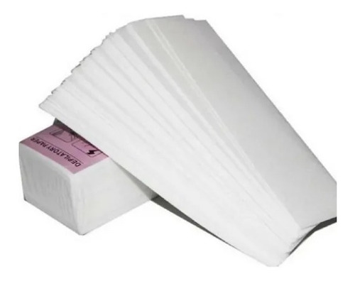 Bandas Depilatorias Papel Cera Para Depilar 100 Und.