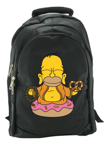 Morral Homero Simpsons Buda Maleta Bolso De Espalda