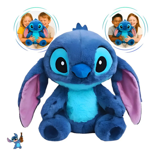Urso Pelúcia Stitch 25cm Peludinho Antialérgico Premium - marca registrada -Brinquedo Criativo