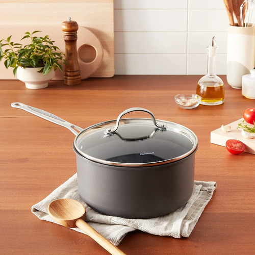 Panela Antiaderente Com Tampa 3 Litros - Cuisinart