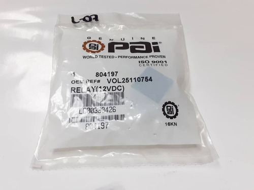 Relay 4 Patas 50 Amp Spst 12 Volt  804197