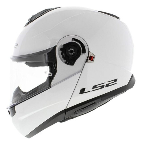 Capacete Ls2 Strobe 2 Ff908 Monocolor Branco