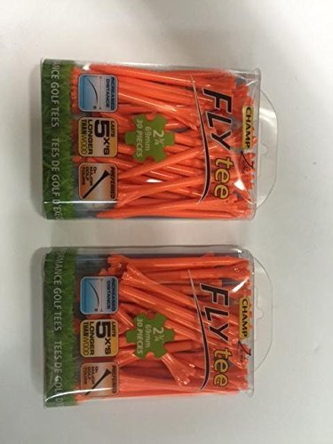 Fly Tee 2 3 4 Pack 30 Naranja 2-pack Especial 