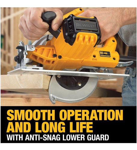 Sierra Circular Dewalt De 7-1/4 Pulgadas, Ligera, Con Cab...