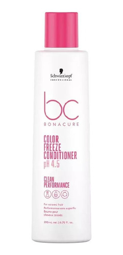 Acondicionador Bonacure Color Freeze Schwarzkopf Ph4.5 200ml