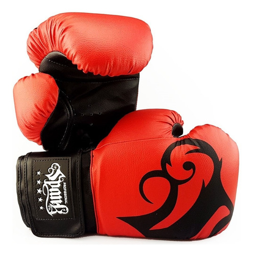Imagem 2 de 10 de Kit Boxe Spank Vermelho (luva, Bandagem, Bucal)