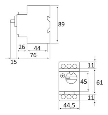 Disjuntor Motor Upv2 1-1.6a - Up Electronic