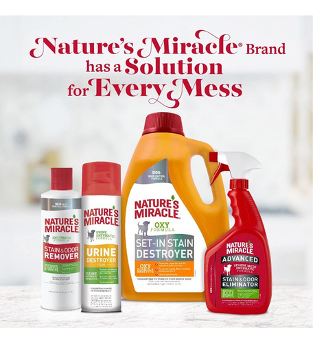 Destructor Avanzado Olores Natures Miracle Para Gato Espuma