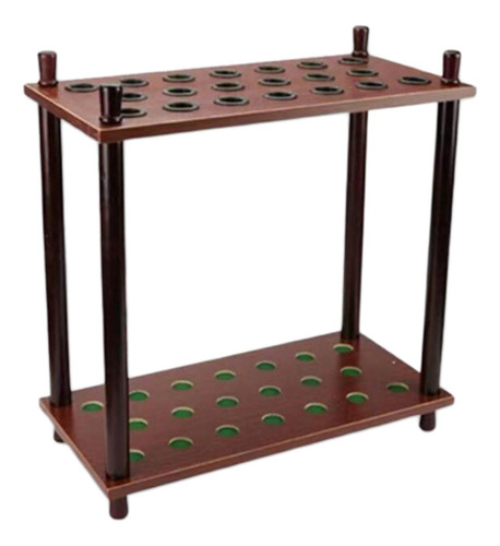 El Soporte Para Tacos De Billar De Madera Maciza Tiene