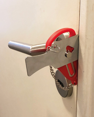 Cerradura De Puerta Portátil Viaje Traba