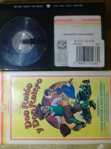 Don Ratón Y Don Ratero Roberto Gómez Bolaños Película Beta (Usado)