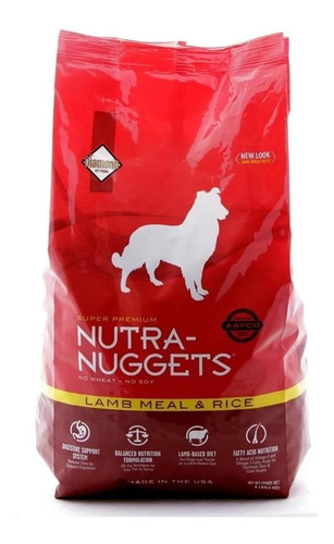 Nutra-nuggets Lamb Meal & Rice Comida Perros Bulto 3 Kg