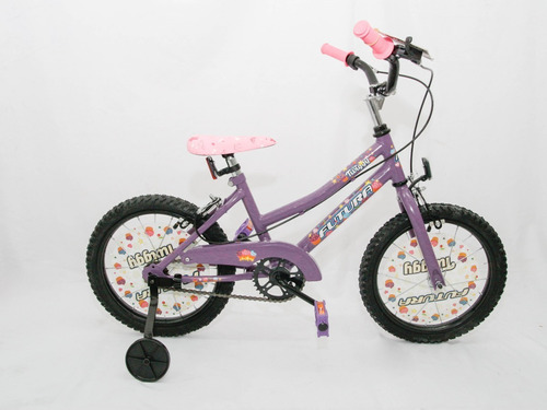 Bicicleta Infantil Nena Futura Rod.16 Twiggy Con Rueditas