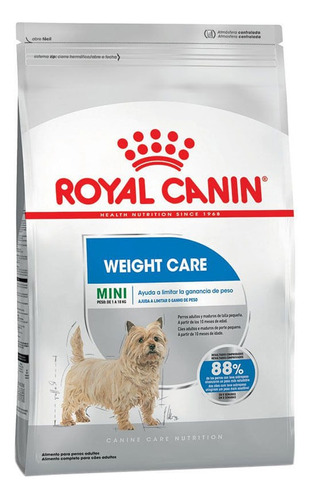 Alimento Royal Canin Weight Care Perro Mini 1kg