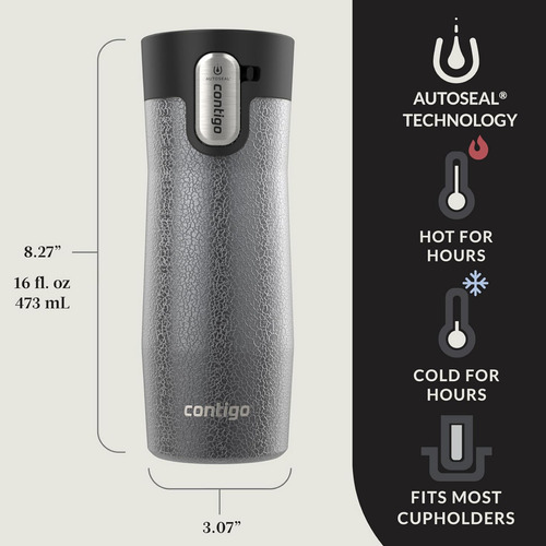 Termo 16 Oz Autoseal Westloop 3.0 Acero Inoxidable Contigo