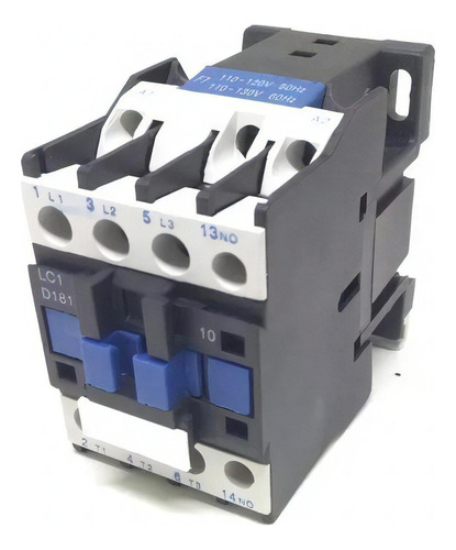 Chave Contatora Tripolar 18a Lc1 - D1810m7 3p + 1 N/a 220v