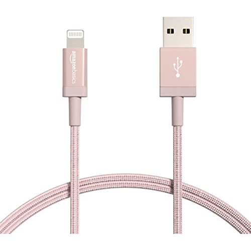 Amazon Basics Nylon Usb Tipo A A Cable De Relámpago, 35,4 Pu