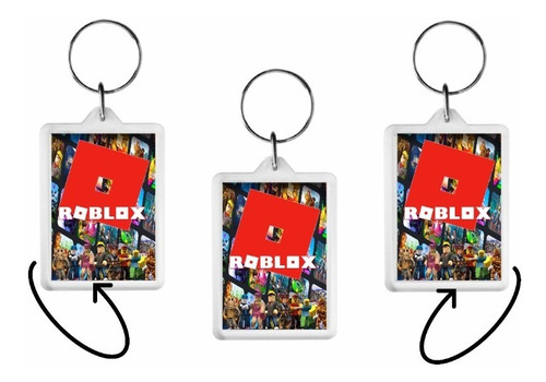 Imagen 2 de 6 de Llaveros Roblox Souvenirs Personalizados X10
