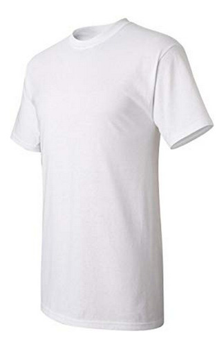 Camiseta De Algodón Ultra Para Hombre Gildan, Blanca, Pequeñ